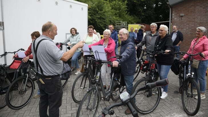 Start fietsdriedaagse Voorthuizen