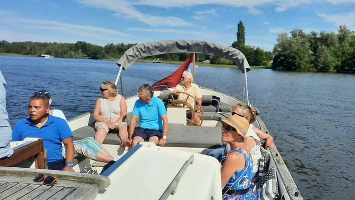 Even een dag geen kankerpatiënt, maar lekker uitwaaien op het water.
