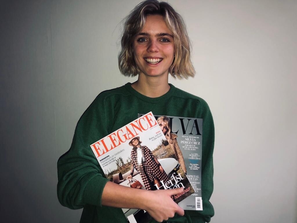 Danique op de cover van het Nederlandse tijdschrift Elegance en het Spaanse tijdschrift Telva.