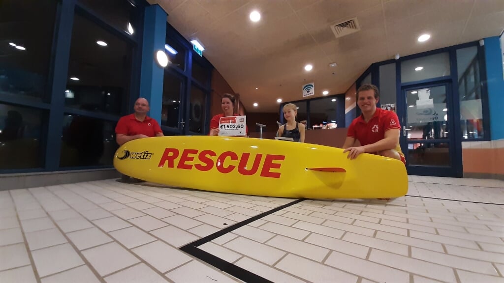 Het nieuwe rescueboard van Reddingsbrigade Houten