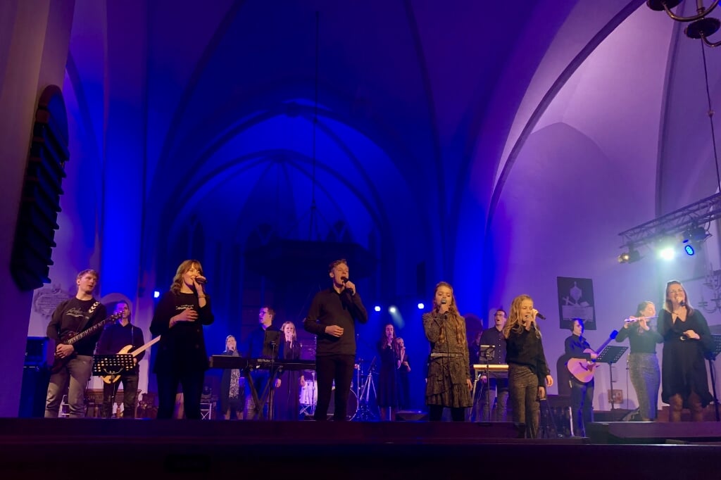 Kerstnachtdienst 2020 in de Oude Kerk in Barneveld.