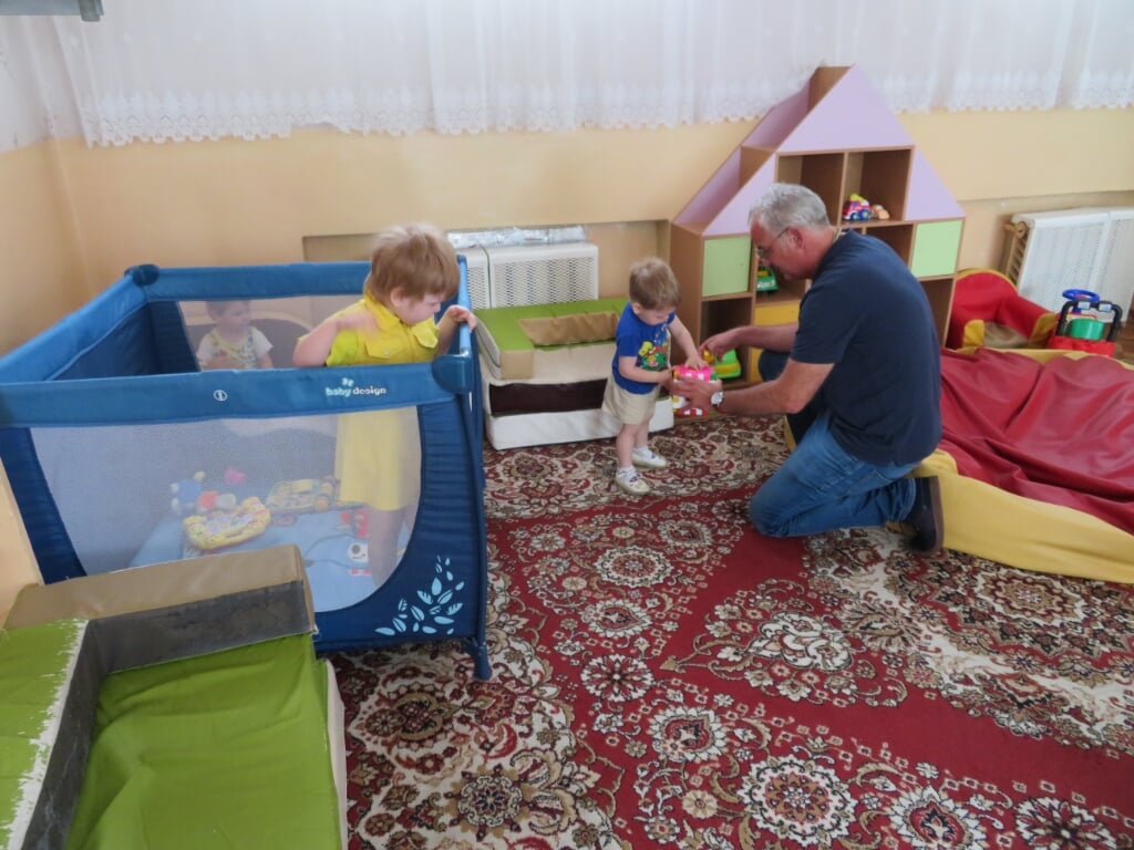 Het opvanghuis voor baby’s in Pinsk. 