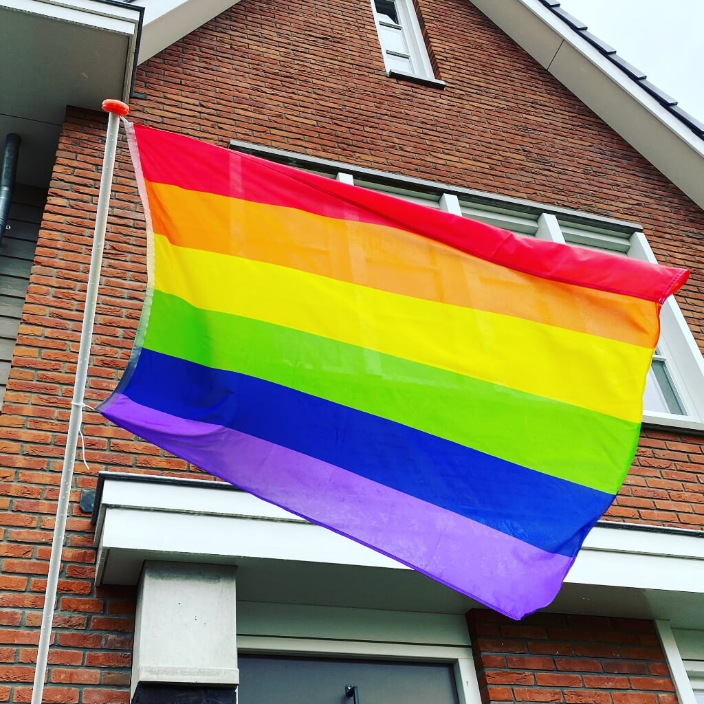 De regenboogvlag wappert soms in Haarlemmermeer.