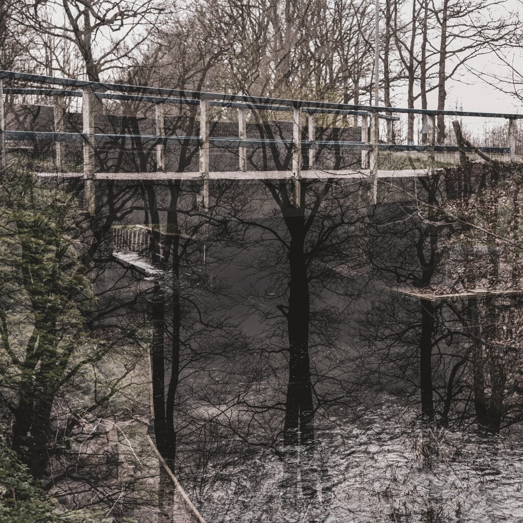 De oude Oldenallerbrug bij Putten.