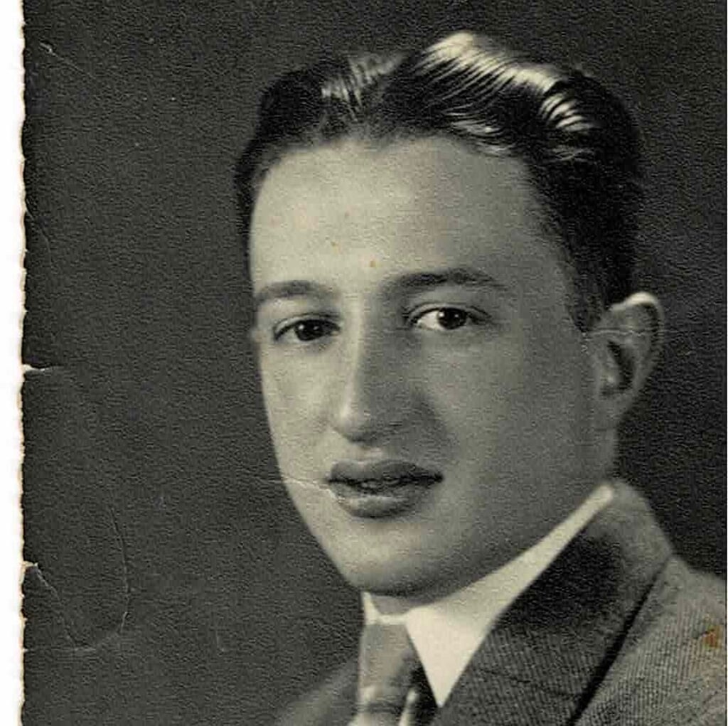 Portret van Samuel Polak in 1942.