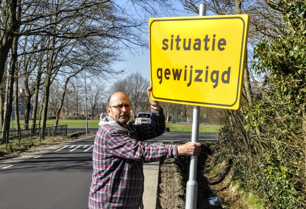 Kootwijkerbroeker Cor Fraanje vindt de Garderbroekerweg onveilig geworden.