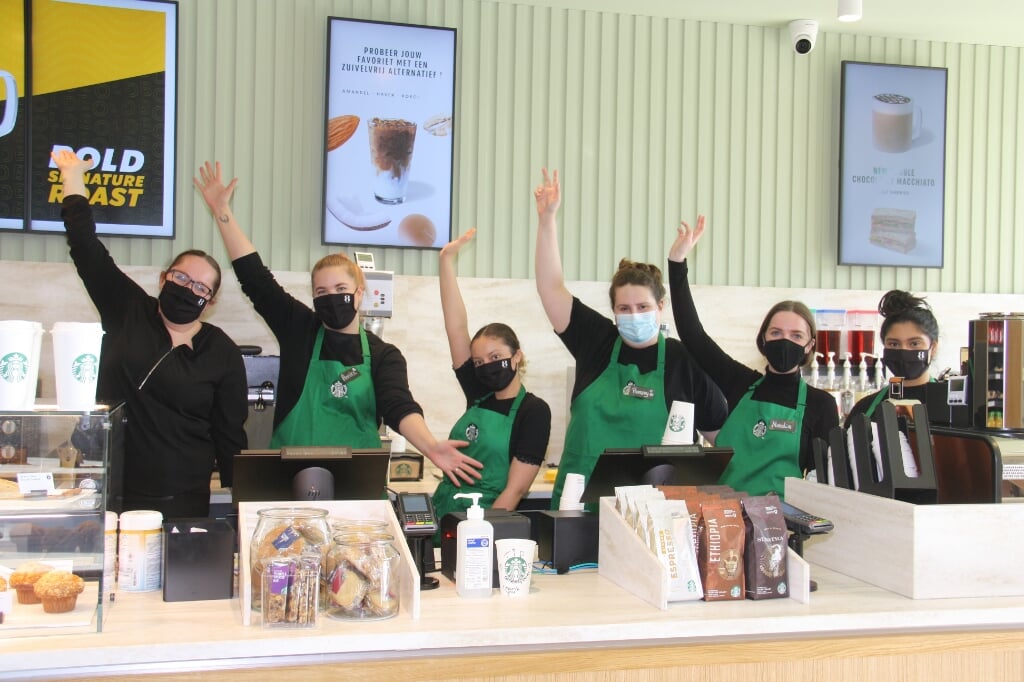 Het team van Starbucks Foodcourt Amersfoort.