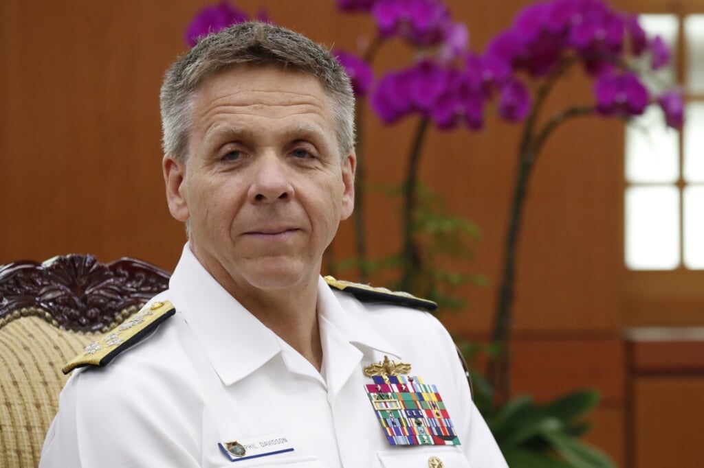 Admiraal Phil Davidson noemt de Chinese dreiging 'serieus'. 