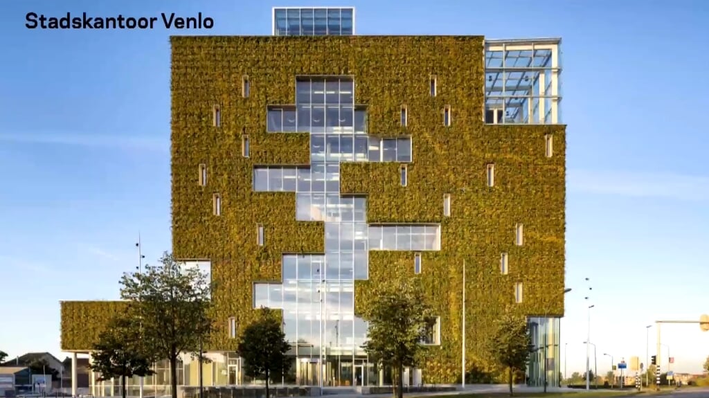 Een eerder ontwerp van het geselecteerde bureau: het stadhuis/stadskantoor van Venlo. 