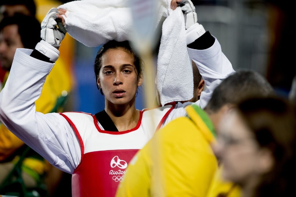 Reshmie Oogink tijdens de vorige Spelen in Rio de Janeiro.