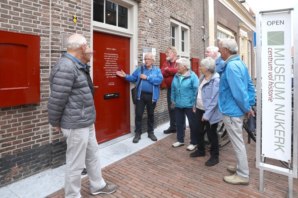 De stadswandeling begint bij Museum Nijkerk.