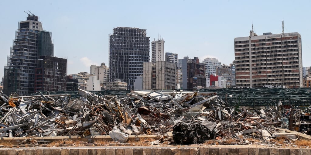Het is morgen precies een jaar na de verwoestende ontploffing in de haven van Beiroet.