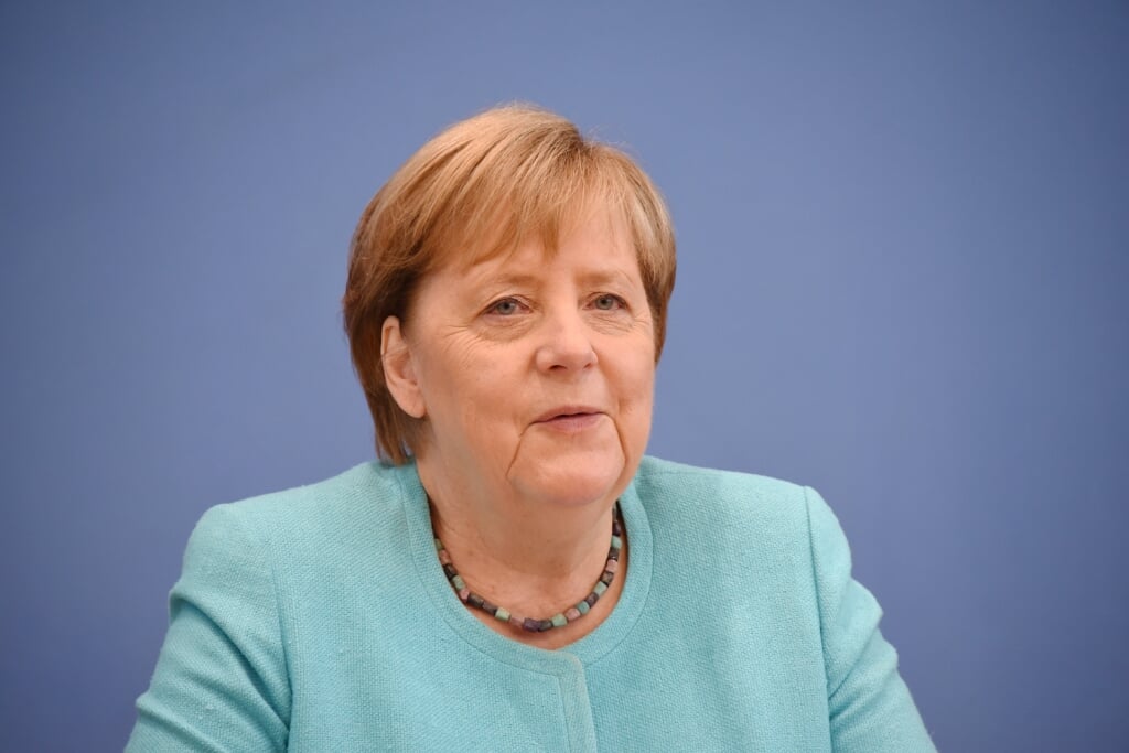 De Duitse bondskanselier Angela Merkel. 