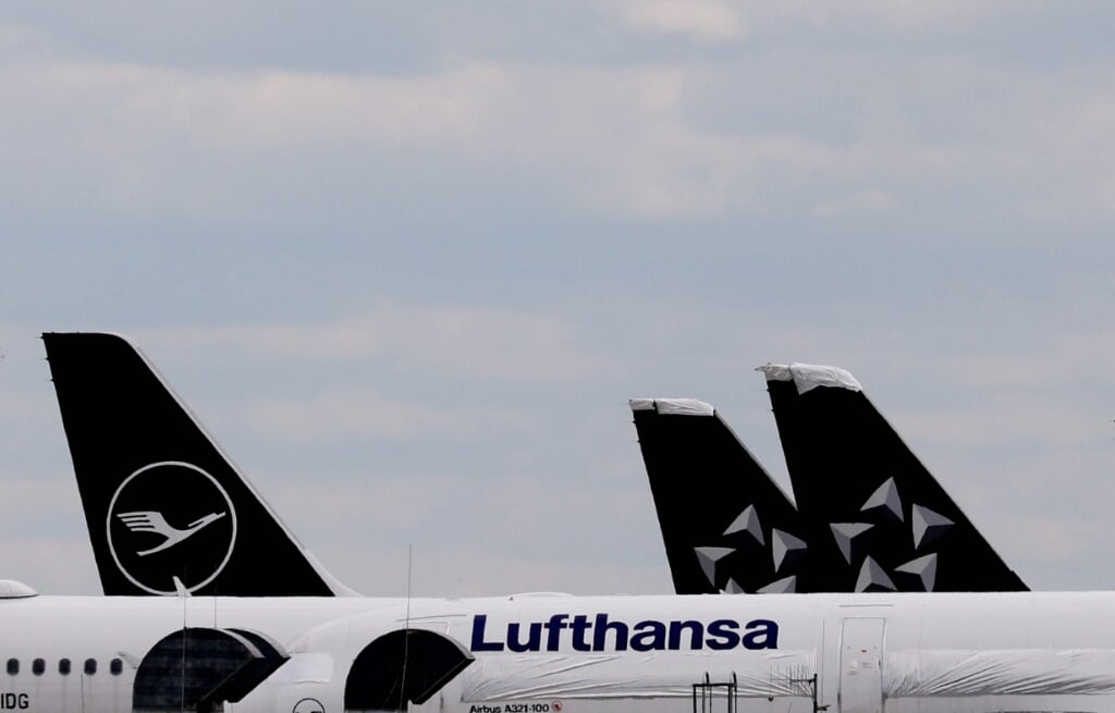 Lufthansa verkleinde het kwartaalverlies. 