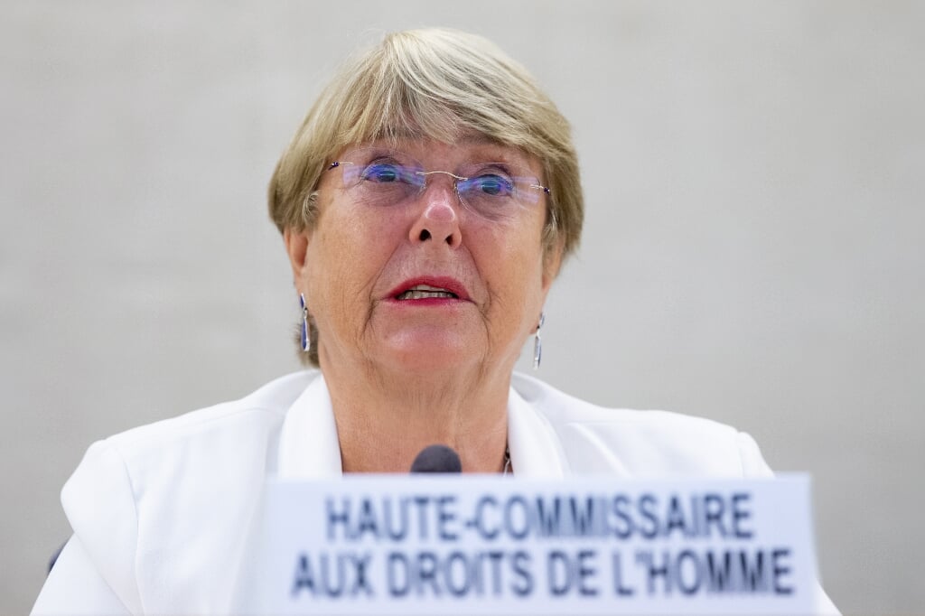 VN-mensenrechtenchef Michelle Bachelet.