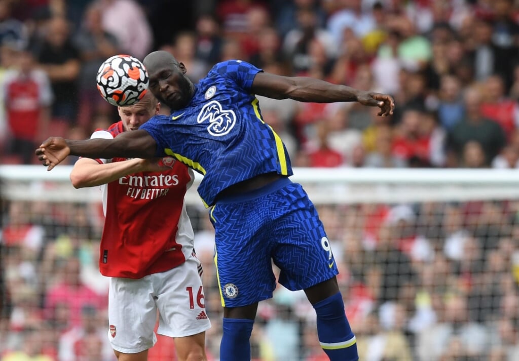 Romelu Lukaku (rechts) scoorde bij zijn rentree voor Chelsea.