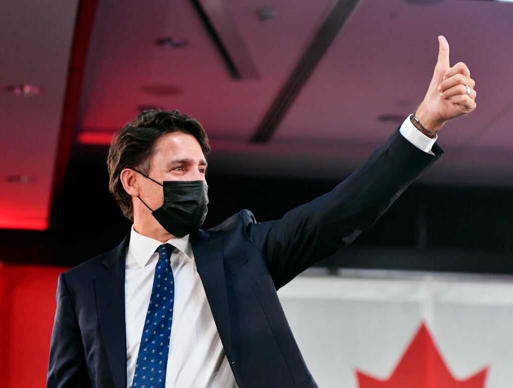 De Canadese premier Justin Trudeau blijft waarschijnlijk op zijn post.