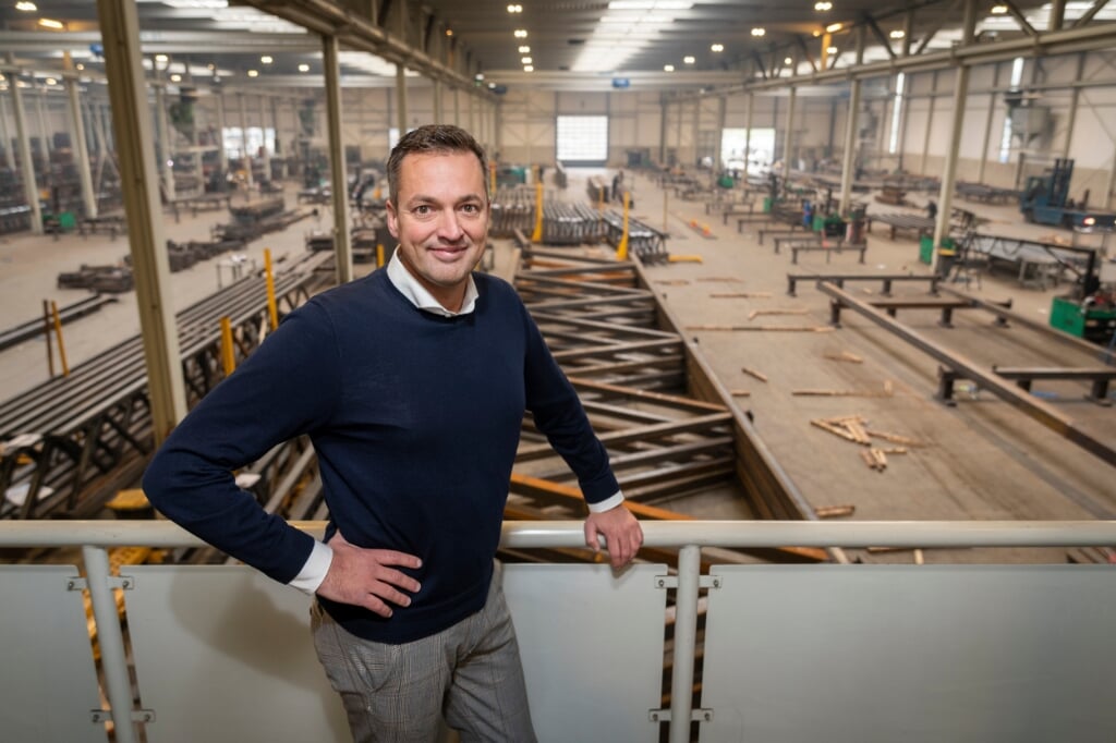 Directeur Robert Kwintenberg van Brink Staalbouw in Barneveld.