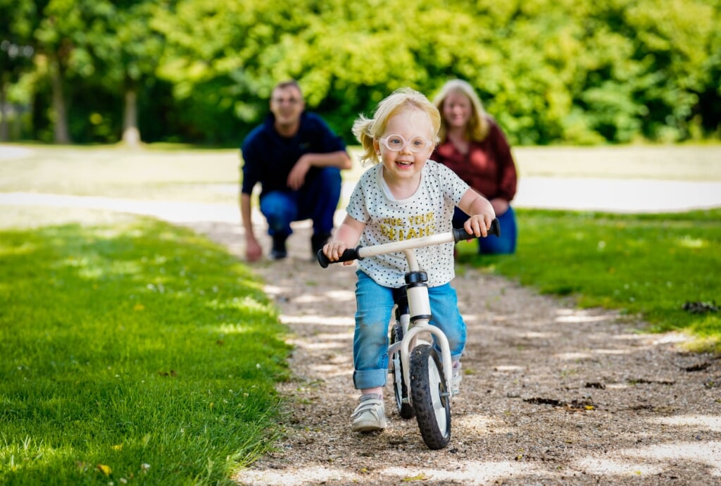 Lizzy (fiets) is 2,5 jaar oud en heeft al -10.