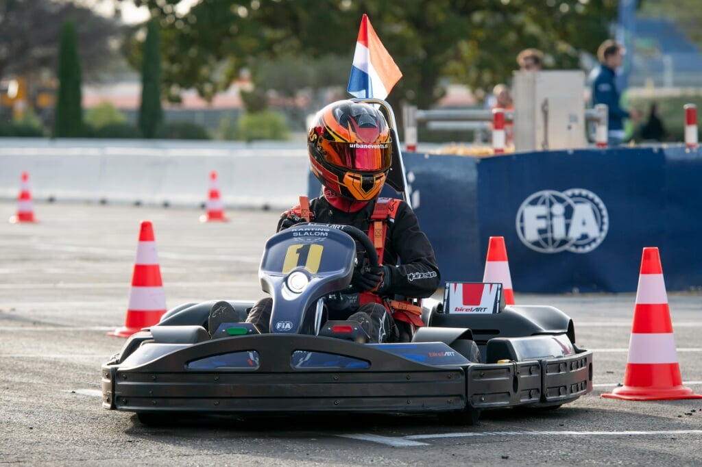 Lukas Stiefelhagen in actie bij de Motorsport Games in Marseille. 