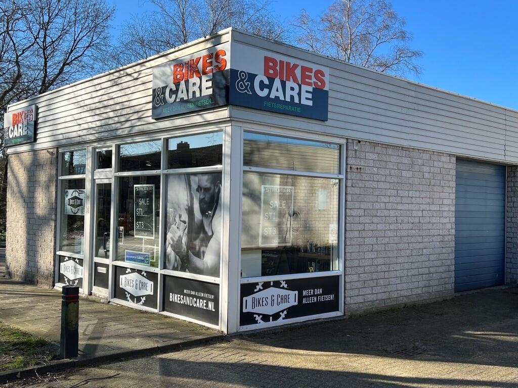 De shop van Bikes & Care in Zeist.