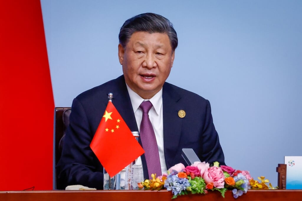  De Chinese leider Xi Jinping.