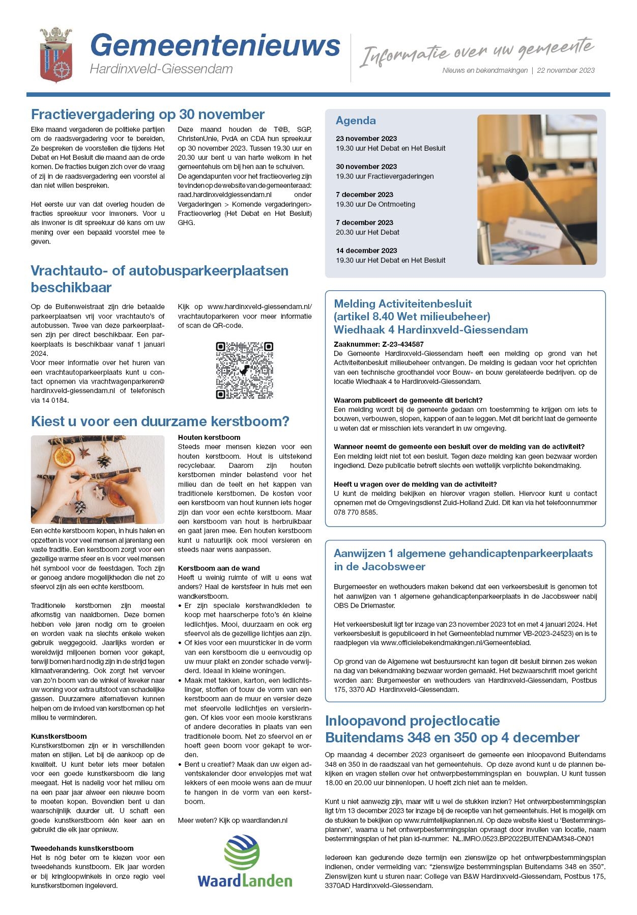 Editie voorpagina