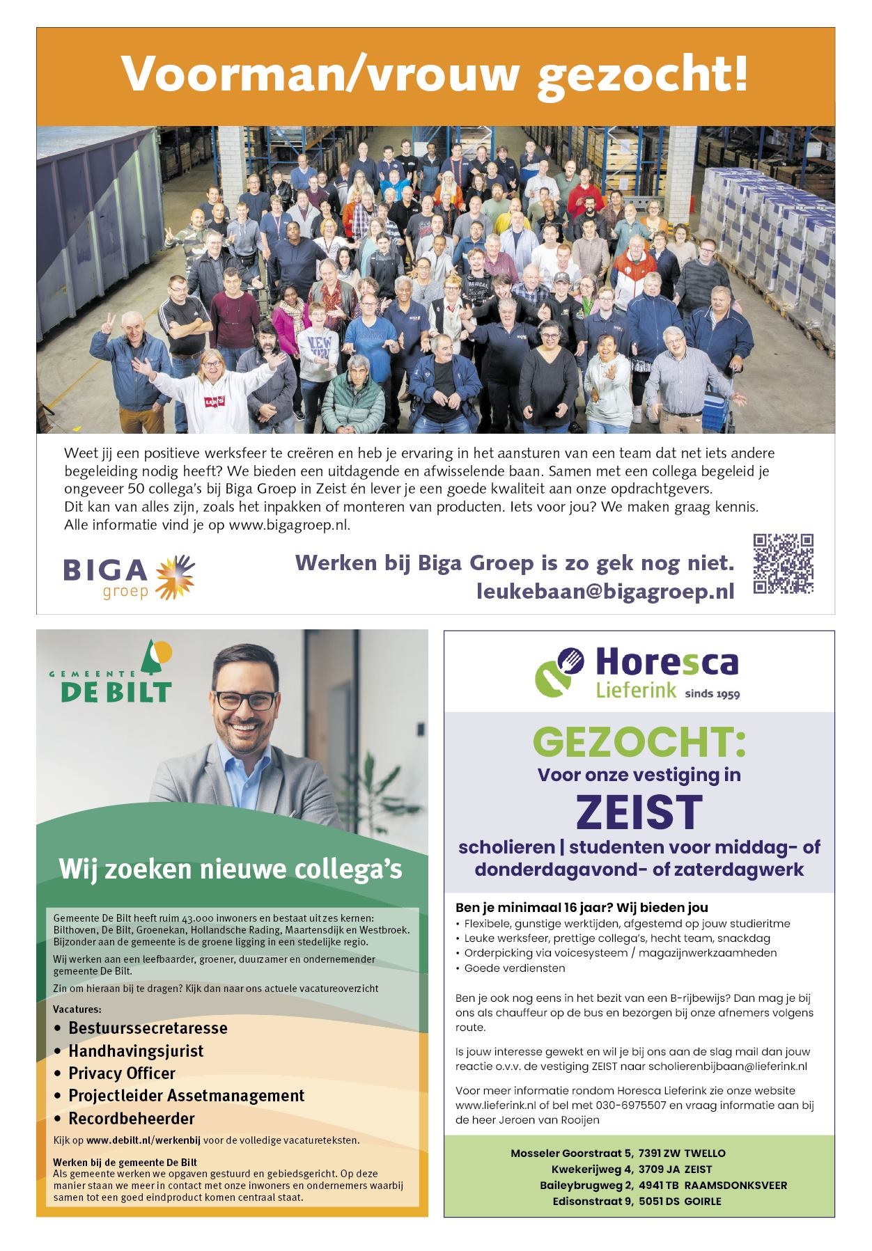 Editie voorpagina