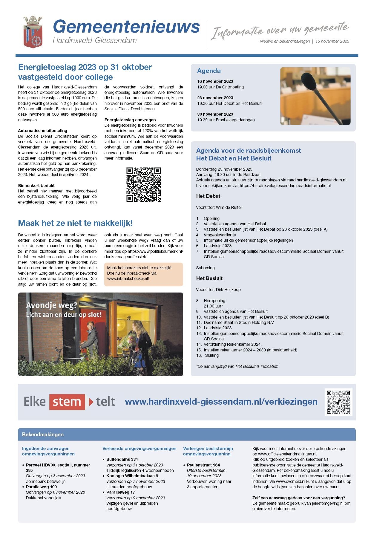 Editie voorpagina