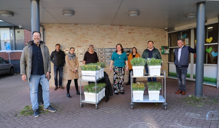 De ondernemers deden woensdag De Meander in Nieuwerkerk aan.