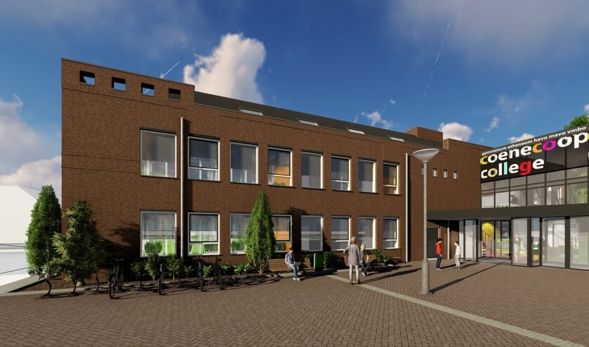 Het Coenecoop College zal bij de nieuwe school waarschijnlijk ook rekening moeten houden met 'het nieuwe normaal'.
