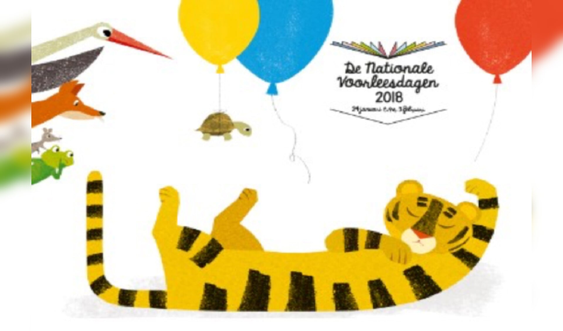 Ssst! De tijger slaapt is verkozen tot beste prentenboek en staat centraal tijdens de Nationale Voorleesdagen.