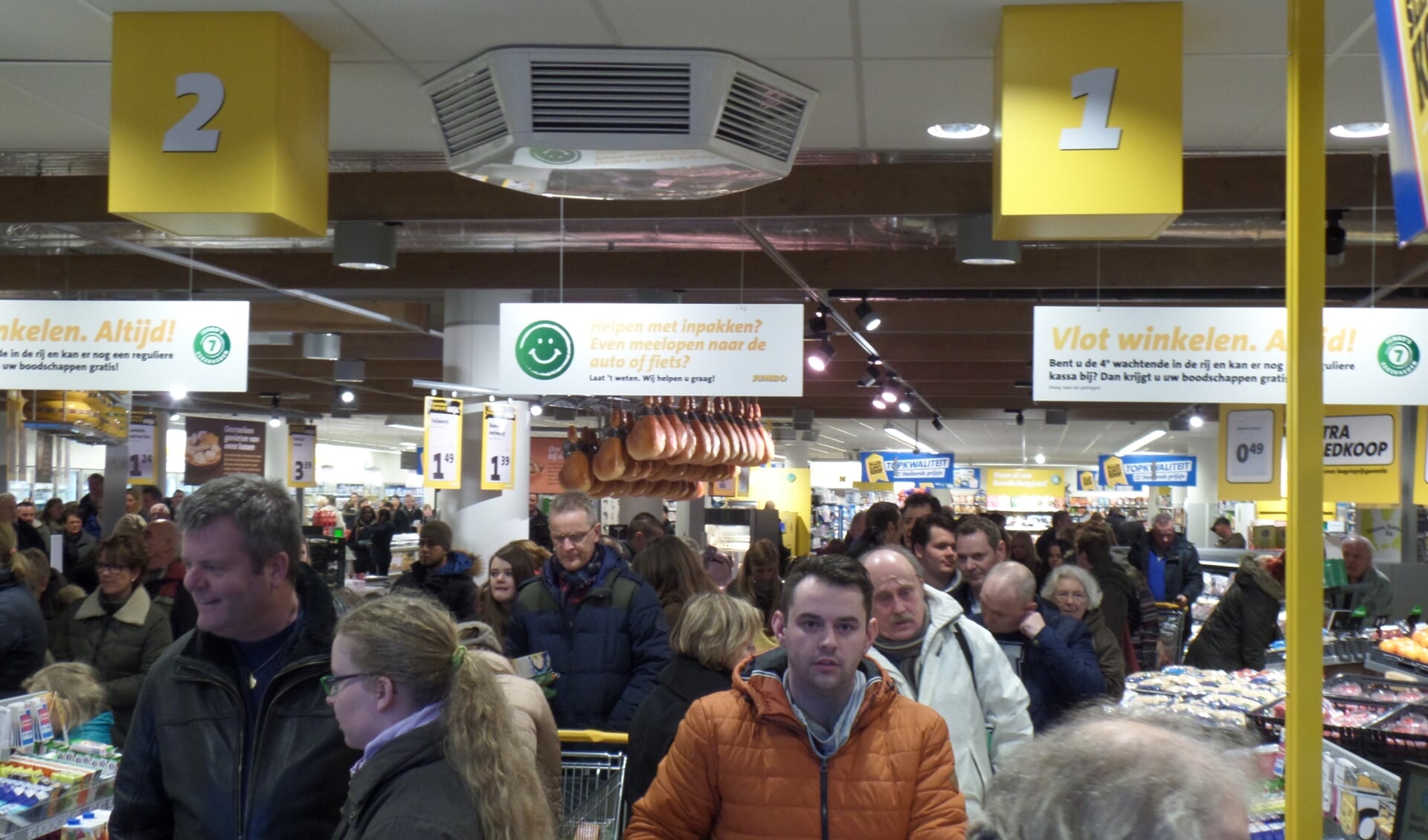 In Waddinxveen mocht jarenlang één supermarkt (door loting) op beperkte tijden op zondag open.