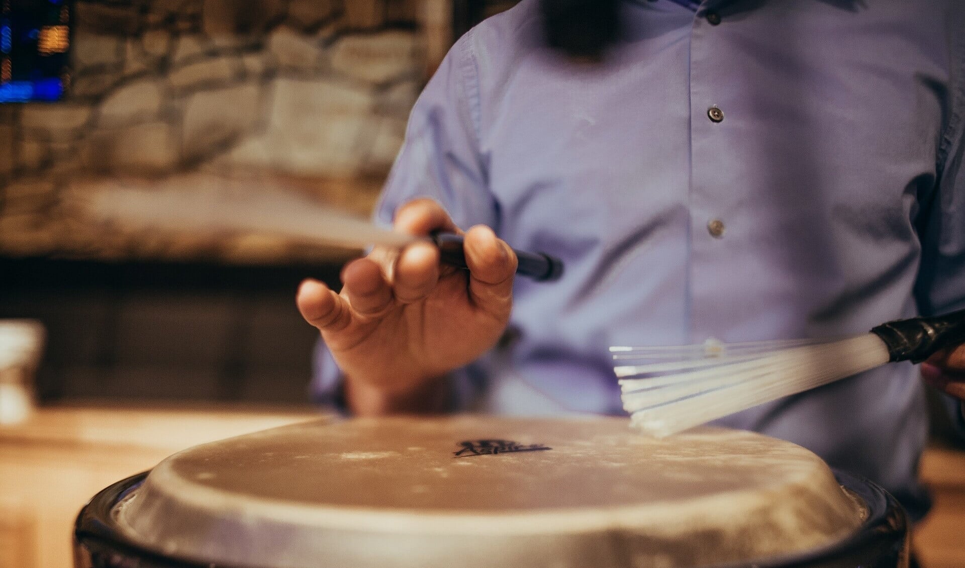 Percussieworkshop via Stichting Vonk. (foto:pr)