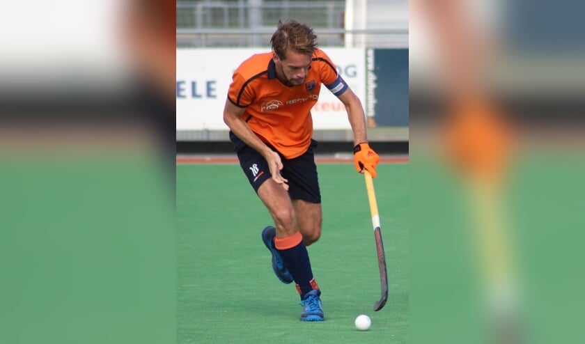 Vincent Martens zette De IJssel op 2-0 voorsprong (foto: archief HvH)