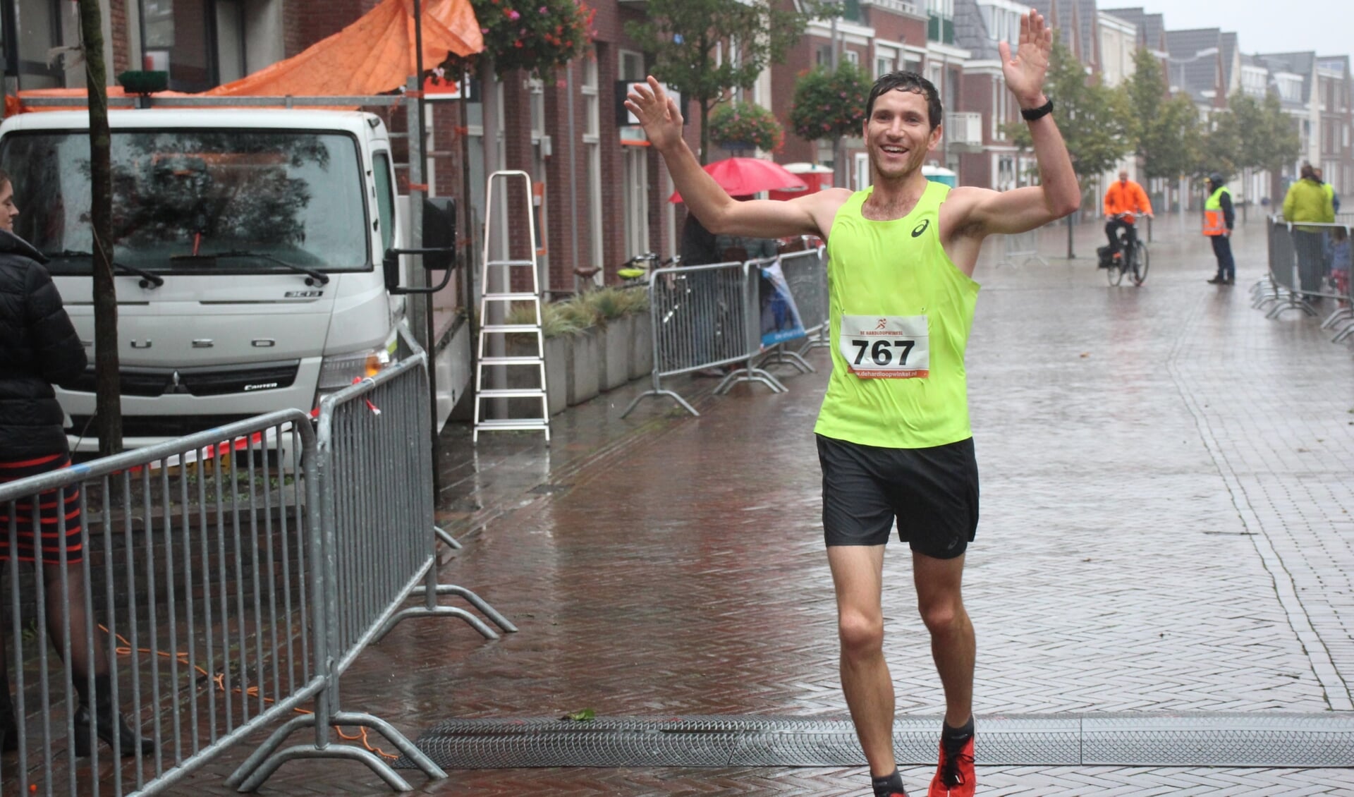 Roeland van der Halst won de 10 kilometer.