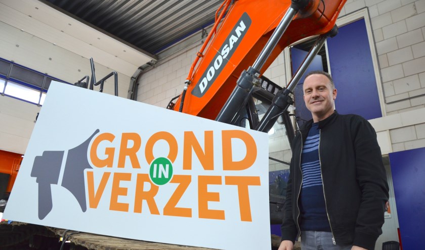 Het bedrijf van Sander de Regt in Waddinxveen was de afgelopen weken het epicentrum van de voorbereidingen voor de bouwactie van 30 oktober. (tekst en foto: Myriam Dijck)