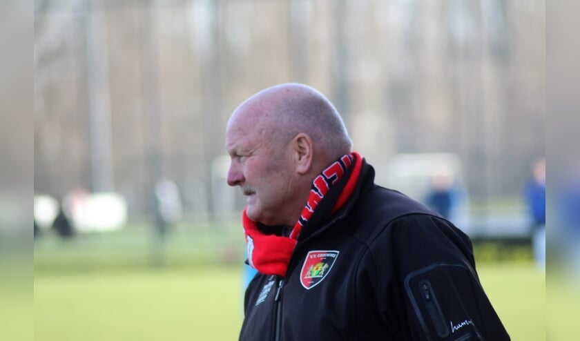 René van Beek (hier op archiefbeeld) was door het dolle heen na de 6-1 zege op Donk.
