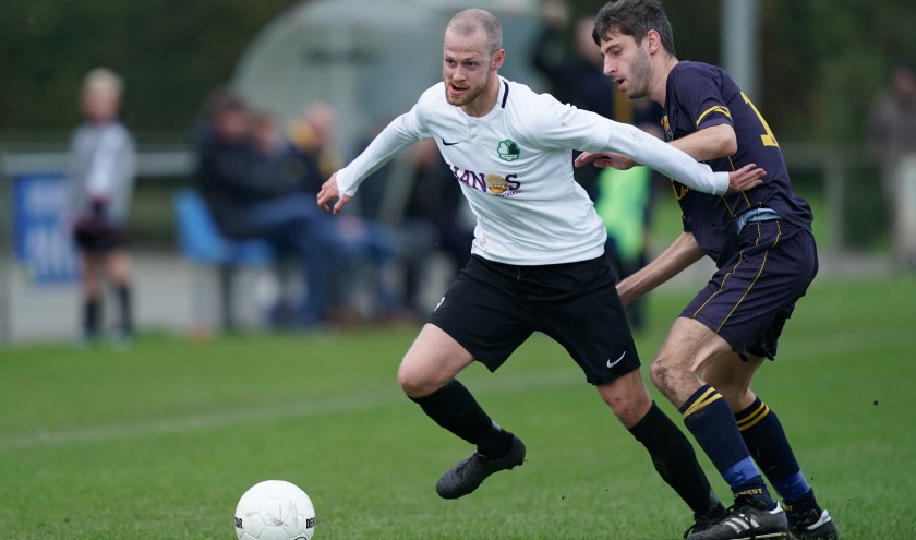Martijn Kok maakte in de vierde minuut de 1-0. (foto: Stef Hoogendijk)
