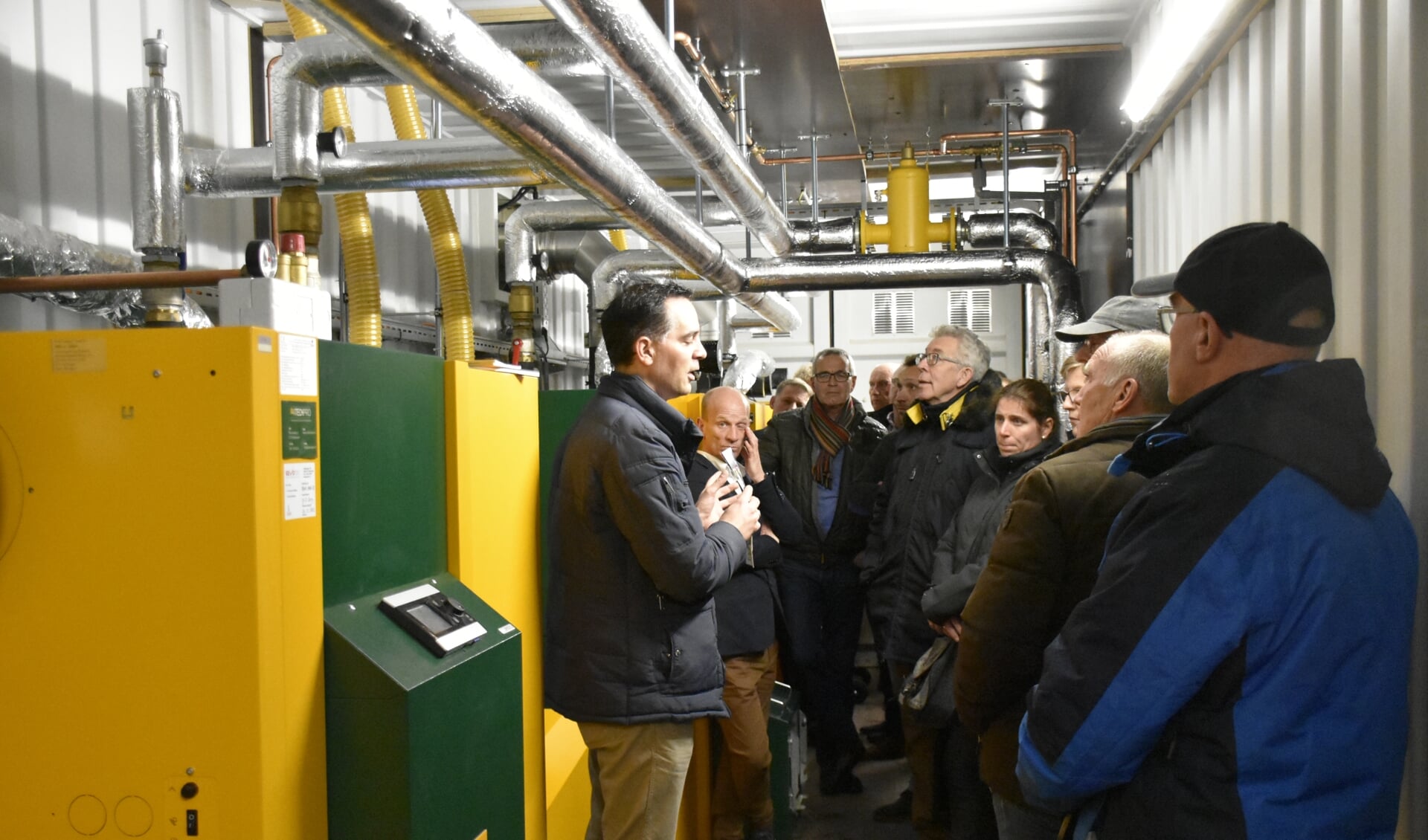 In maart werd uitleg gegeven over de nieuwe biomassa-installatie van De Sniep. (tekst: Nicole Lamers, foto: HvH)