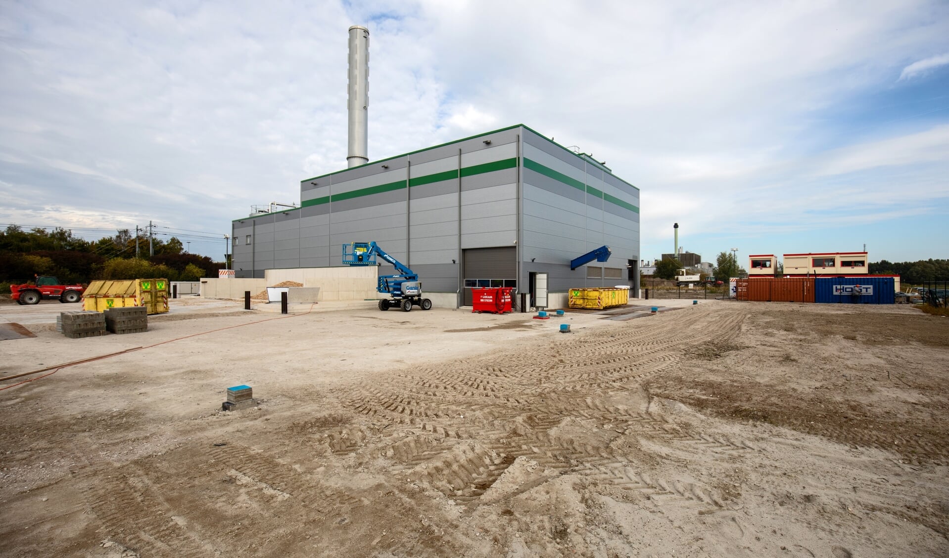 Een biomassacentrale in Lelystad.