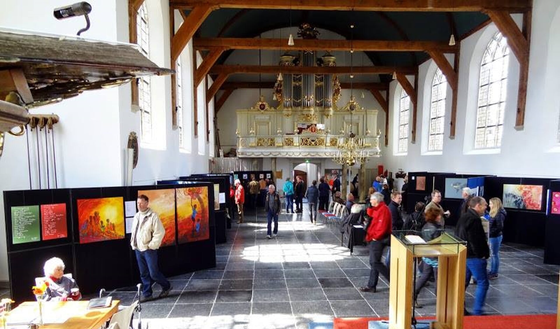In andere jaren werd ook al een expositie gehouden in de Dorpskerk. (foto: pr)