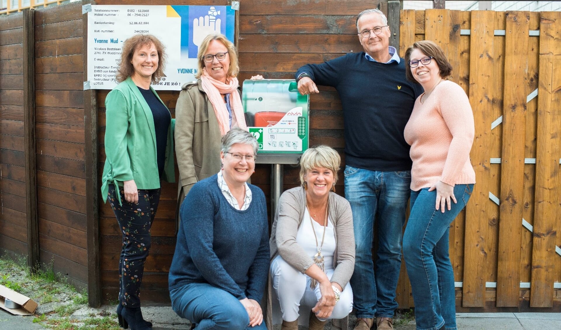 Gerrie Goedee, Marja Quist, Yvonne Mud, Ria Bargeman, Peter Schut en Wendy Reijm. (foto: Masarazzzi fotografie)