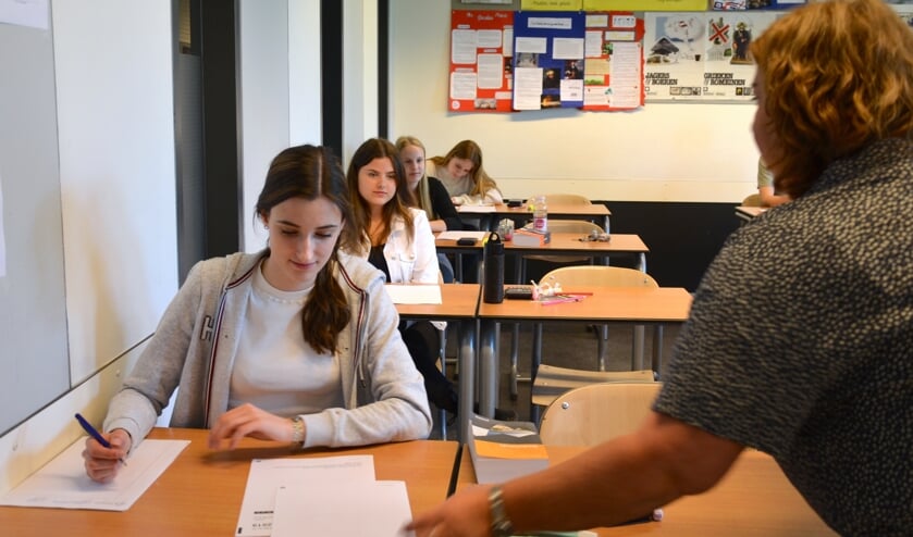 Mylène Legerstee begint aan haar zwaarste examen.(foto: Judith Rikken)