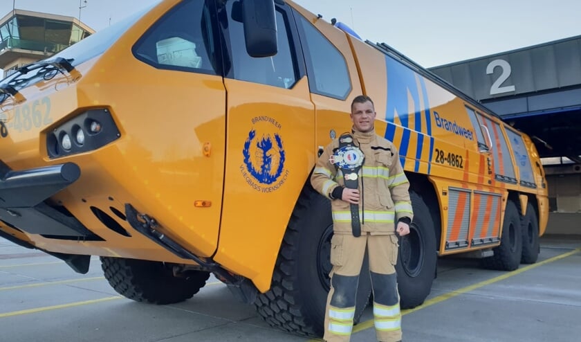 Als brandweerman draait Korving ook 24-uursdiensten; geen ideale combinatie met de dagelijkse bokstrainingen.
