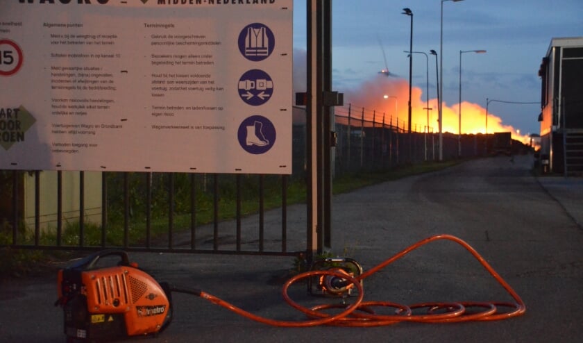 <p>Brand bij Wagro in Waddinxveen, in 2019.</p>