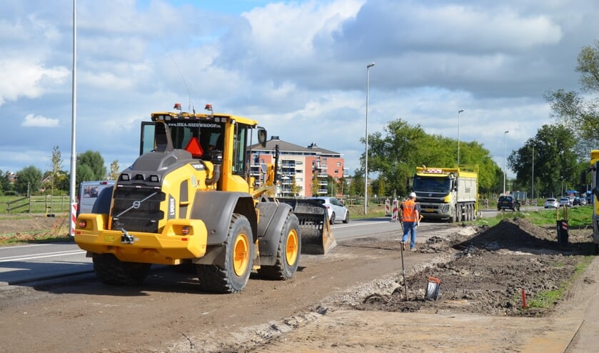 De Vredenburghlaan zal de Beijerincklaan halverwege kruisen. (Tekst en foto: Myriam Dijck)