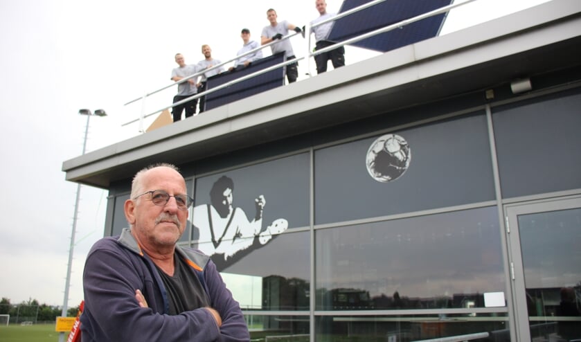 Gert Konijn op het terras van het clubhuis van Be Fair.