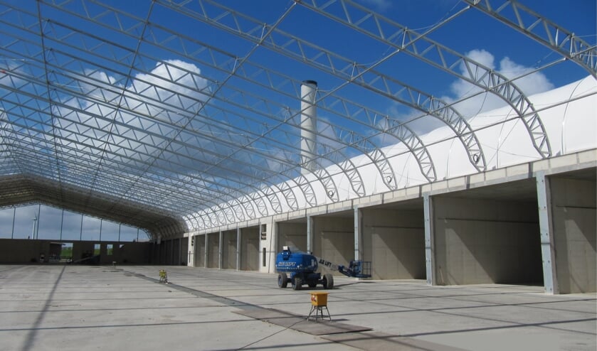 In Hoek van Holland werd in 2012 een vergelijkbare tunnelcompostering gebouwd. (foto: Renewi)