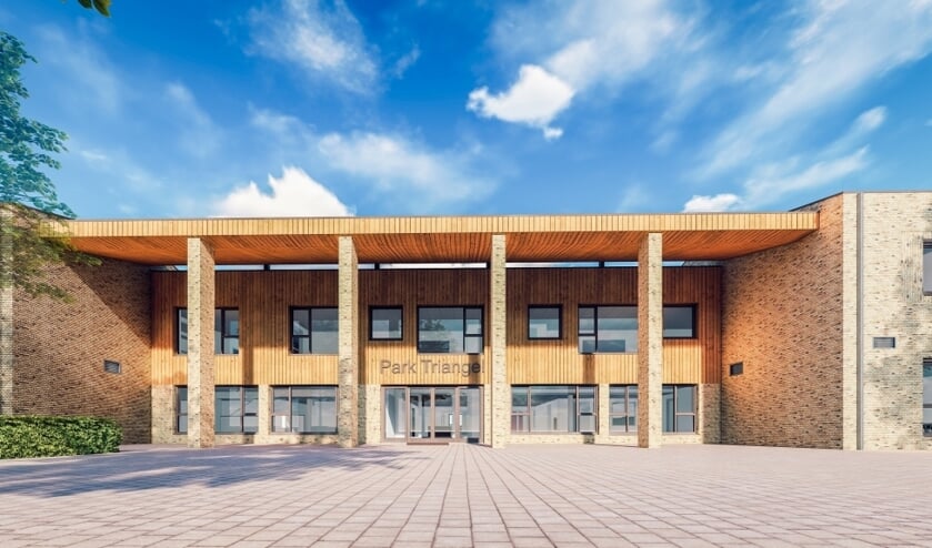 <p>Het kindcentrum dat een paar maanden geleden in gebruik is genomen.</p>
